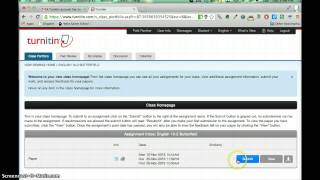 Submitting to Turnitin