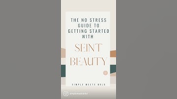Guide to getting started with Seint Beauty 😚 Take the quiz! https://form.jotform.com/201805823105042