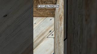 simple wood joint trick005 #woodworking#diy#woodtricks#satisfying#shorts