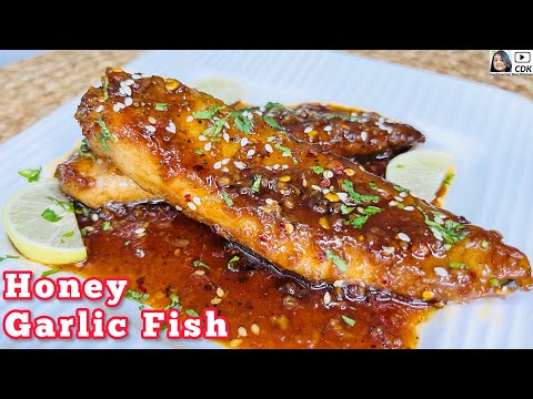 Honey Garlic Fish Fillet Recipe | Garlic Lemon Butter Fish | Honey Glazed Basa Fish #fish fillet