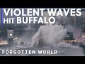 Violent Waves Hit Buffalo, NY During Storm