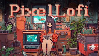 Cute pixel Lofi Playlist   Relax/ Chill/ Stress relief/ Studying/ Anime Lofi