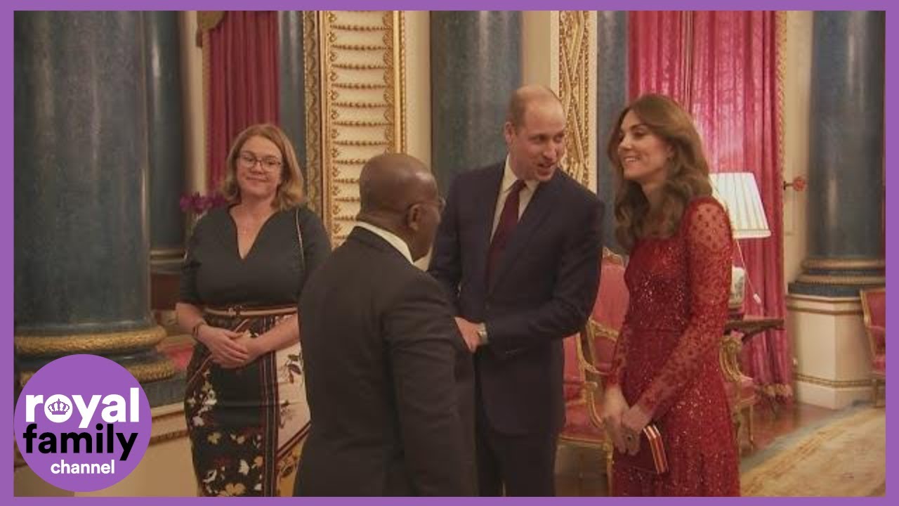 The Duke and Duchess of Cambridge Welcome African Leaders at Glittering Buckingham Palace Reception