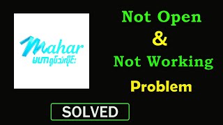 How to Fix Mahar App Not Working Problem | Mahar Not Opening Problem in Android & Ios screenshot 1