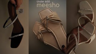 HUGE *MEESHO FOOTWEAR* Haul | Heels, Flats & More Under 599 | Aishwarya Khajuria