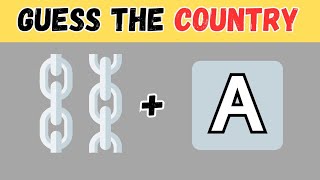 Guess the country by emoji || Emoji challenge || Guess country