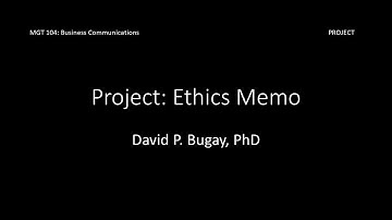 Project Ethics Memo: BusCom Projects