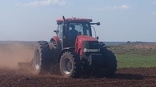 Case IH Puma 210 cultivating!