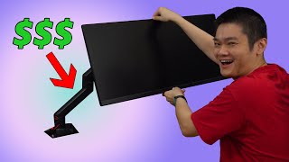 I spent SO MUCH on a monitor arm! Ergotron HX review!