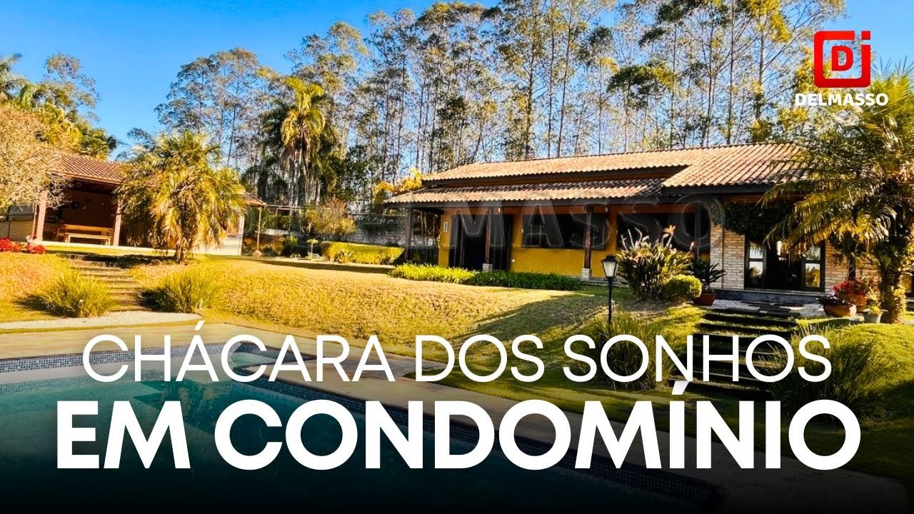 Chácara dos Sonhos em Condomínio Fechado e Exclusivo em Ibiúna!