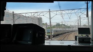 【前面展望】E233系 湘南新宿ライン快速列車（横浜～戸塚）