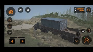 spintires mudrunner drive C-375 and unlock first garage Android gameplay walkthrough