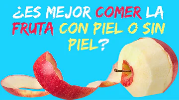 ¿Es más sano comer una manzana con piel o sin ella?