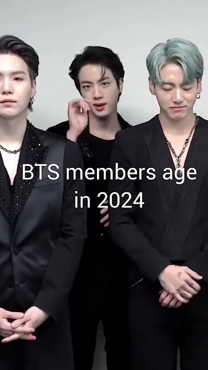 Bts members age in 2024 💜 #kpop #bts #shortsfeed #shortvideo #trending #gasolina