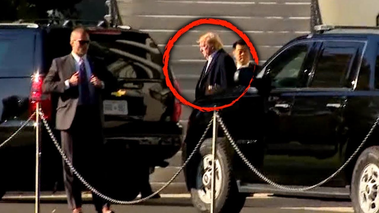 What S Up With President Trump S Unannounced Hospital Visit Youtube