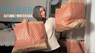 AUTUMN/ WINTER PRIMARK HAUL❄️🍁| Maryam Malik