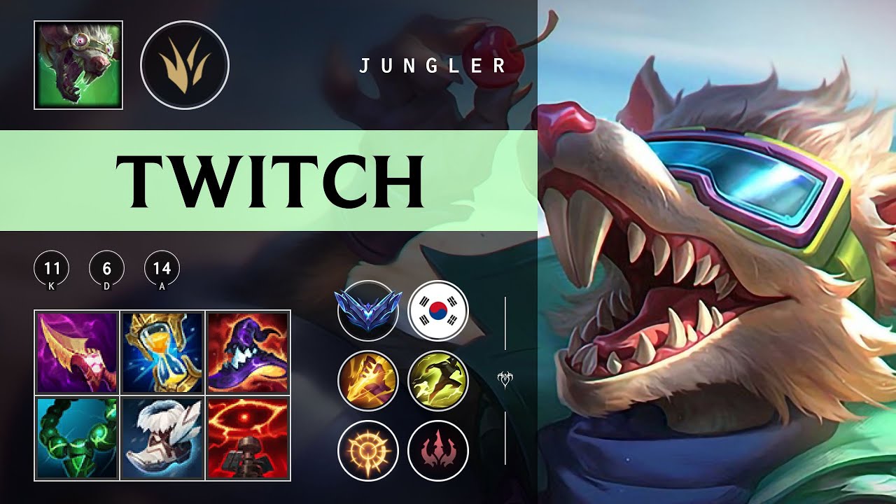 Twitch Jungle vs Sylas - KR Diamond Patch 25.22
