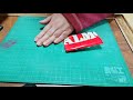 お菓子の袋で旅行用ネームタグを作る★How to make name tag