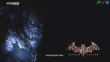 Batman Arkham Asylum video of some screenshots while the game data was installing