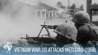 Vietnam War: U.S. Soldiers Stage Assault Against Vietcong (1968) | War Archives