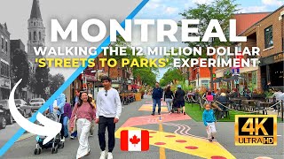 🇨🇦 Montreal Walking Tour | Pedestrian Street Design [4K Ultra HDR/60fps]