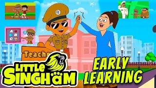 Little Singham Early Learning For kids 2021 | Super Hero Little Singham:  Police Station Activities screenshot 4