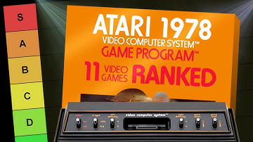 Atari 1978 ULTIMATE Atari 2600 Tier List - ALL 