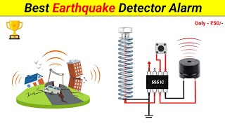 How to make Earthquake Detector Alarm || Best Science Project || SKR Electronics Lab