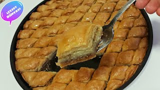 Ben Yapamam Deme❗️Bu tarifle Mükemmel BAKLAVA Yaparsın Cevizli Bayram Baklava Tarifi