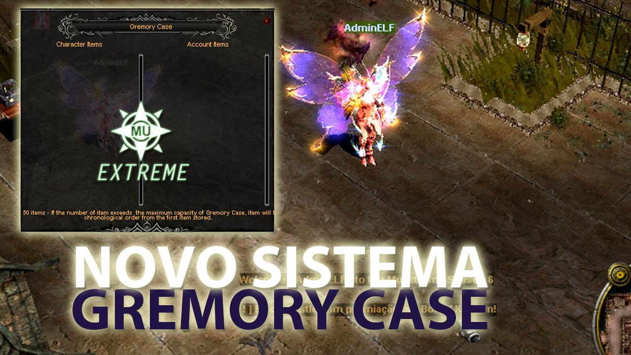 MuExtreme Novo sistema Gremory Case (Cliente v.1.0.41) YouTube