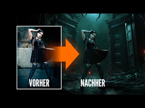 So fügst du dich realistisch in jede Szene ein | Photoshop Halloween Compositing