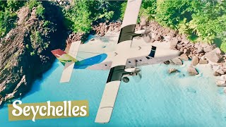 Air Seychelles ✈️ Spectacular scenic flight from Mahe to Praslin 🌴