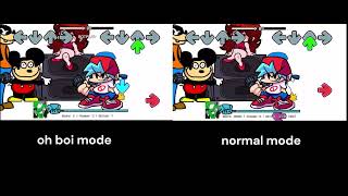 both modes on mokey vs fnf mod goofy