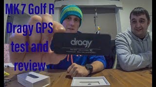 Dragy performance meter Mk7 Golf R setup and quick test, review screenshot 5