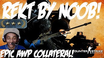 CS GO MY FIRST COLLATERAL! Funny Moments in Competitive