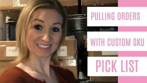 How To Quickly Pull eBay Orders With Custom SKU Pick List
