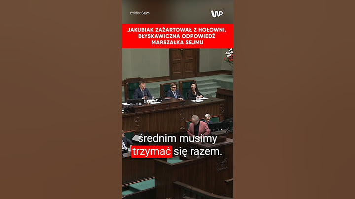 Jakubiak zażartował z Hołowni. Błyskawiczna odpowiedź marszałka Sejmu