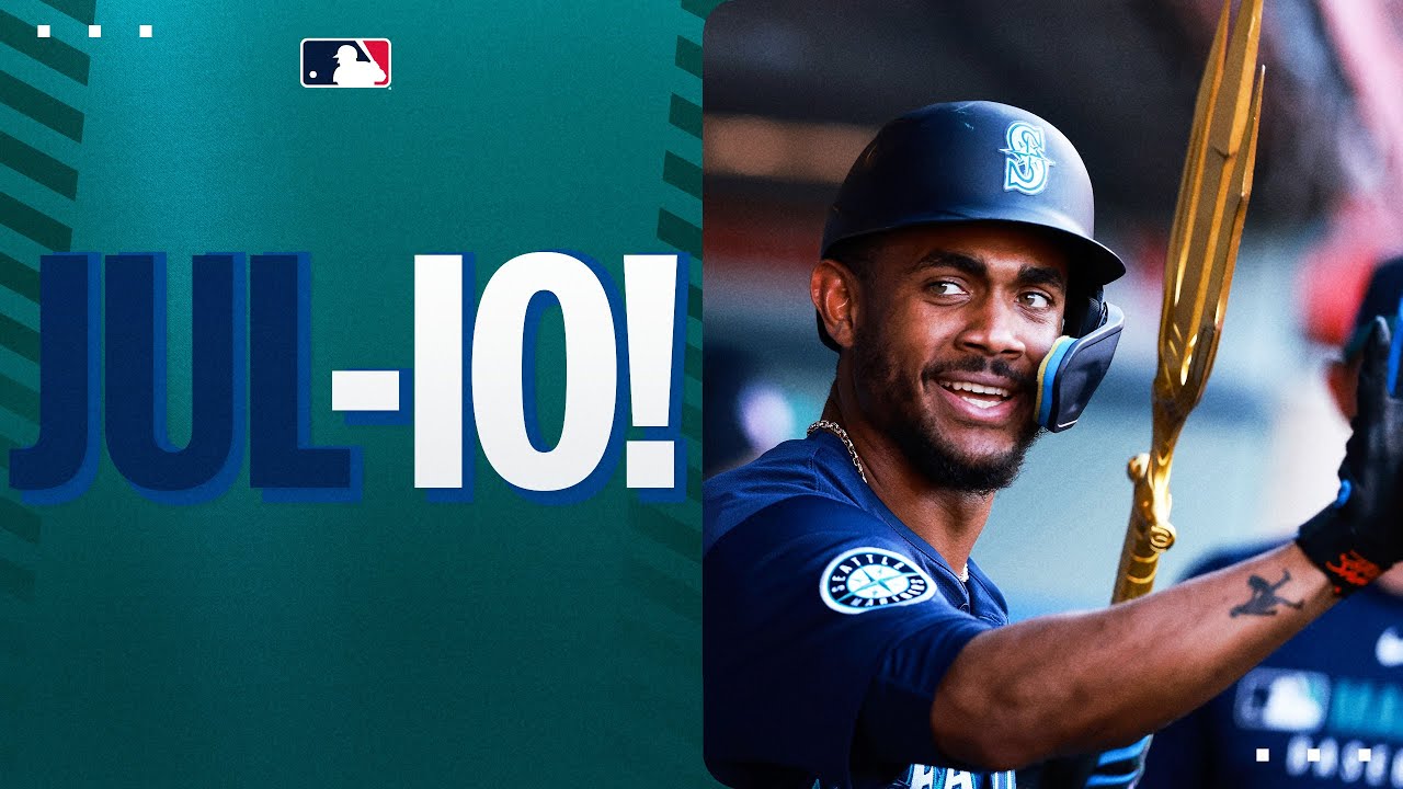 ANNOUNCER JINX 😂 Back-to-back games with a home run for Julio Rodríguez! 🔱