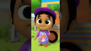 Wheels On The Bus | Little Angel | Cars & Truck Videos For Kids | #Shorts