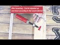 Aluminum alloy table clamp for woodworking from jinhua great tools