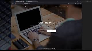 Let's Create a Simple but Elegant Website Landing Page with Nuxt 3 and UIkit 3 - Fedorae Education