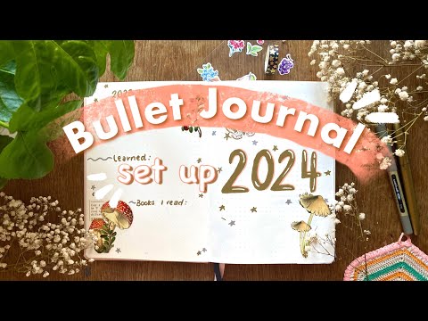 Bullet Journal set up 2024 | plan with me ✨
