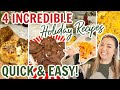 THE BEST QUICK AND EASY HOLIDAY RECIPES | YOU HAVE TO TRY THESE APPETIZERS &amp; CROCKPOT BREAKFAST!