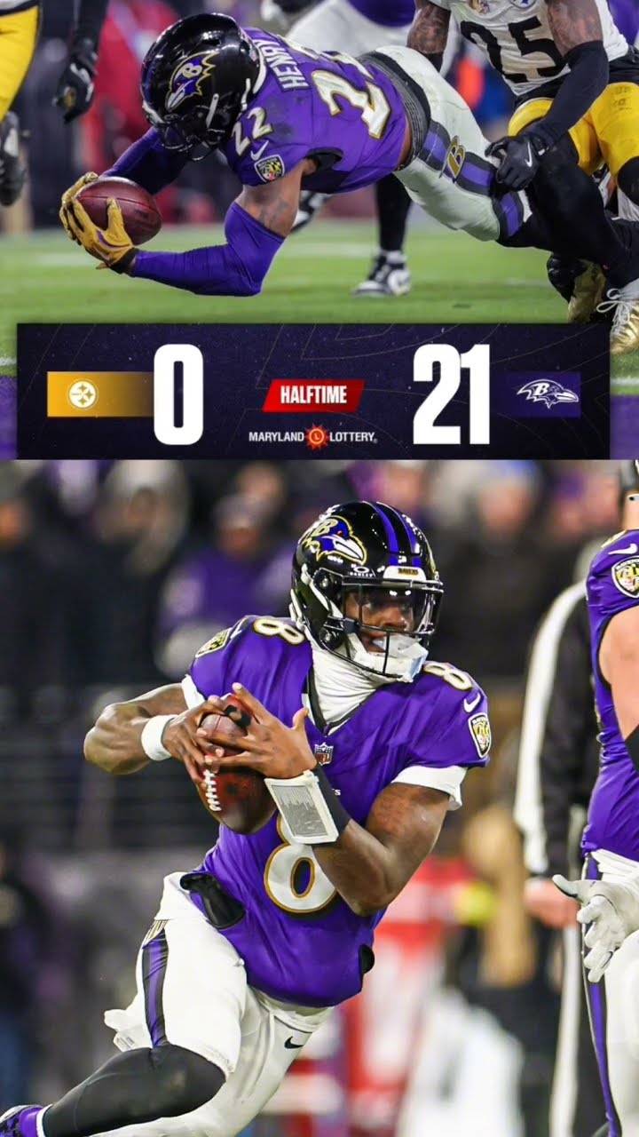 RAVENS ELIMINATE STEELERS IN WILD CARD #nfl #ravens #lamarjackson