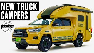 ALLNEW Truck Campers for HeavyDuty Overlanding Tasks (Models w/Integrated Shells)
