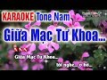 Gia mc t khoa karaoke   tone nam  bn chun 2020   nhc sng thanh ngn