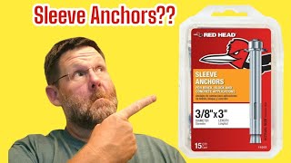 How To Install Sleeve Anchors