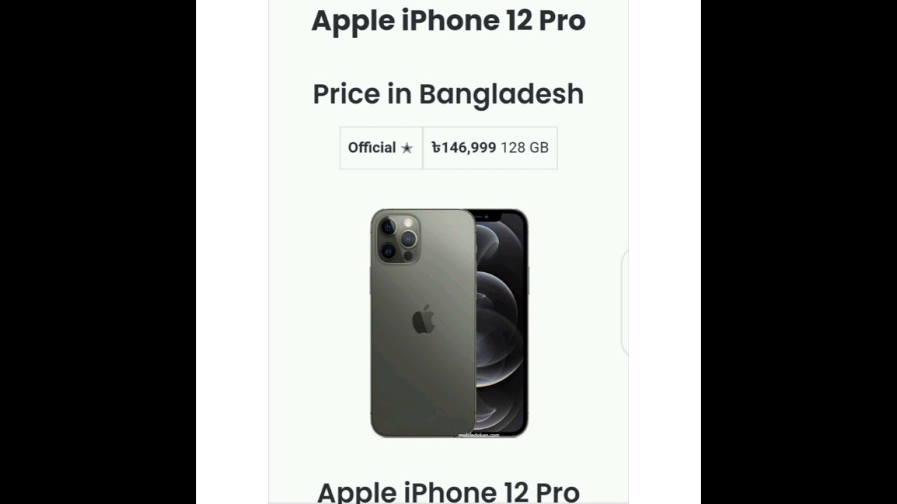 Full Review of Apple iphone 12 Pro Smart Phone 