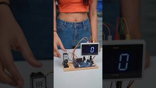 😱🥵Smart Visitor Counter system#electrcal #electricalcircuit #arduino #smart circuit board