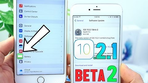 iOS 10.2.1 Beta 2 What